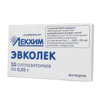 Фото Эвколек суппозитории 0,05г №10