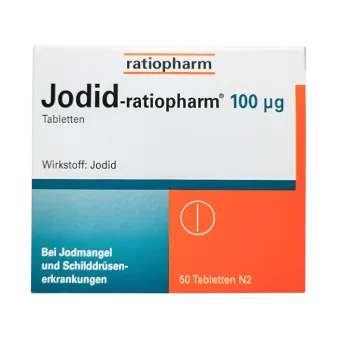Йодид Ратиофарм (Калия Йодид) ГЕРМАНИЯ Ratiopharm таб. 100мкг №50