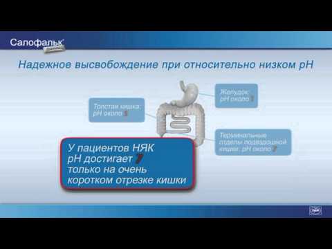 Видео о препарате Салофальк гранулы 1000мг №100 (100штук)